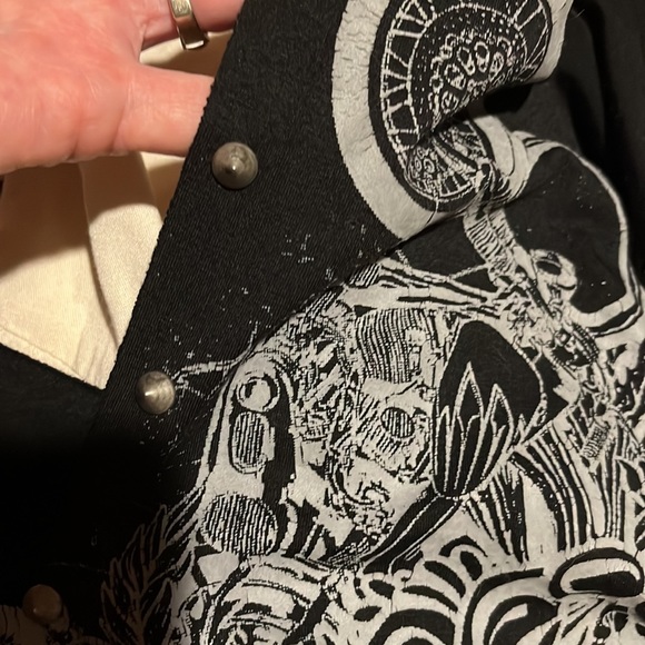 LOKA- medium- Black cut out dress with studs - Picture 4 of 6